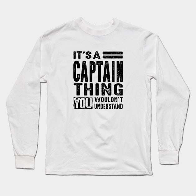 Captain Long Sleeve T-Shirt by C_ceconello